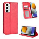For Samsung Galaxy M23 5G Magnetic Buckle Retro Texture Leather Phone Case(Red)