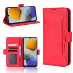 For Samsung Galaxy M23 5G Skin Feel Calf Pattern Horizontal Flip Leather Phone Case(Red)