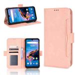 For Umidigi Bison X10G / X10G NFC Skin Feel Calf Pattern Leather Phone Case(Pink)