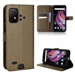 For Umidigi Bison GT2 5G / GT2 Pro 5G Diamond Texture Leather Phone Case(Brown)