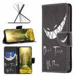 For Sony Xperia 1 III Drawing Pattern Leather Phone Case(Smirk)