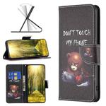 For Sony Xperia 1 III Drawing Pattern Leather Phone Case(Bear)