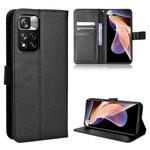 For Xiaomi Redmi Note 11 Pro China Diamond Texture Leather Phone Case(Black)