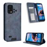 For Umidigi Bison X10G / X10G NFC Magnetic Buckle Retro Texture Leather Phone Case(Blue)
