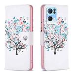 For OPPO Reno7 5G Global Drawing Pattern Leather Phone Case(Tree)