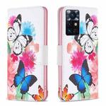 For Infinix Zero X Neo Drawing Pattern Leather Phone Case(Butterflies)