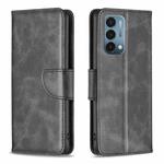 For OnePlus Nord N200 5G Lambskin Texture Leather Phone Case(Black)