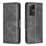 For Infinix Zero X / X Pro Lambskin Texture Leather Phone Case(Black)