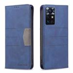 For Infinix Zero X Neo Magnetic Splicing Leather Phone Case(Blue)