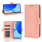 For Honor 50 SE / Huawei nova 9 SE Skin Feel Calf Texture Card Slots Leather Phone Case(Pink)