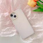For iPhone 12 Laser Pearlescent Glitter Phone Case(Milk Tea Color)