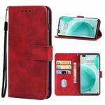 For Huawei nova 8 Pro Leather Phone Case(Red)