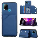 For Infinix Hot 10S / 10T / 10S NFC Skin Feel PU + TPU + PC Phone Case(Blue)