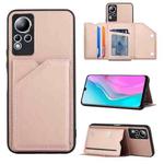 For Infinix Note 11 Skin Feel PU + TPU + PC Phone Case(Rose Gold)