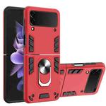 For Samsung Galaxy Z Flip3 5G Armour Series PC + TPU Phone Case(Red)