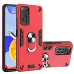For Xiaomi Redmi Note 11 Pro 5G / 4G Foreign Armour Series PC + TPU Phone Case(Red)