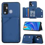 For Tecno Spark 7P Skin Feel PU + TPU + PC Phone Case(Blue)