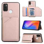 For Tecno Spark 5 Air / 6 Air Skin Feel PU + TPU + PC Phone Case(Rose Gold)