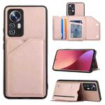 For Xiaomi 12 Pro Skin Feel PU + TPU + PC Phone Case(Rose Gold)