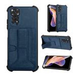 For Xiaomi Redmi Note 11 4G Global/11S Dream Holder Card Bag Shockproof Phone Case(Blue)