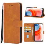 For Motorola Moto G Play 2021 Leather Phone Case(Brown)