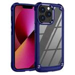 For iPhone 13 Pro TPU + PC Lens Protection Phone Case (Blue)