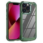 For iPhone 13 Pro Max TPU + PC Lens Protection Phone Case (Green)