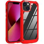 For iPhone 11 Pro TPU + PC Lens Protection Phone Case(Red)