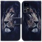 For Infinix Zero X Neo X6810 Coloured Drawing Leather Phone Case(Lion)