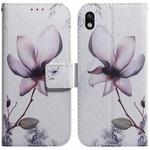 For Sony Xperia Ace III Coloured Drawing Leather Phone Case(Magnolia Flower)