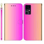 For Infinix Zero X Neo X6810 Imitated Mirror Surface Horizontal Flip Leather Phone Case(Gradient Color)