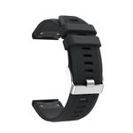 For Garmin Fenix 5 Silicone Watch Band(Black)