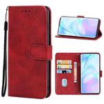 For ZTE Axon 40 Ultra Leather Phone Case(Red)