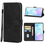 For ZTE Axon 40 Ultra Leather Phone Case(Black)