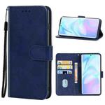 For ZTE Axon 40 Ultra Leather Phone Case(Blue)