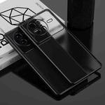For vivo X80 Electroplated Frosted Phone Case(Black)