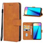 For Infinix Note 7 Leather Phone Case(Brown)