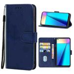 For Infinix Note 7 Leather Phone Case(Blue)