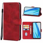 For itel A49 Leather Phone Case(Red)