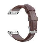 For Garmin Fenix 6X / Fenix 7X Quick Release Oil wax Calfskin Leather Watch Band(Brown)