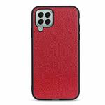 For Samsung Galaxy M33 5G Litchi Texture Genuine Leather Phone Case(Red)