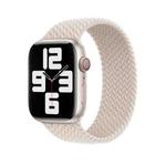 130mm Nylon Braided Watch Band For Apple Watch Series 8&7 41mm / SE 2&6&SE&5&4 40mm / 3&2&1 38mm (Starlight)