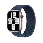 145mm Nylon Braided Watch Band For Apple Watch Series 8&7 41mm / SE 2&6&SE&5&4 40mm / 3&2&1 38mm(Dark Blue)