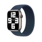 135mm Nylon Braided Watch Band For Apple Watch Ultra 49mm / Series 8&7 45mm / SE 2&6&SE&5&4 44mm / 3&2&1 42mm(Dark Blue)