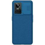 For OPPO Realme GT Neo3 NILLKIN Black Mirror Series Camshield PC Phone Case(Blue)