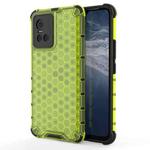 For vivo S10 5G China Shockproof Honeycomb PC + TPU Protective Case(Green)