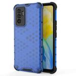 For vivo S10e 5G China Shockproof Honeycomb PC + TPU Protective Case(Blue)