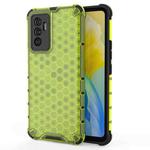 For vivo S10e 5G China Shockproof Honeycomb PC + TPU Protective Case(Green)
