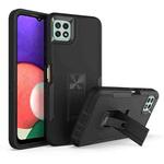 For Samsung Galaxy A22 5G Magnetic Holder Phone Case(Black)