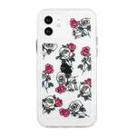 For iPhone 12 Flower Pattern Space Phone Case(6)
